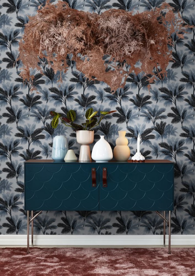 Toledo Blue - 1079201-02 wallpaper Blue Monkey