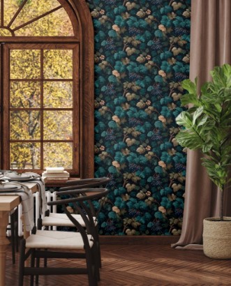 Antonie Blue - 1079601-01 wallpaper Blue Monkey