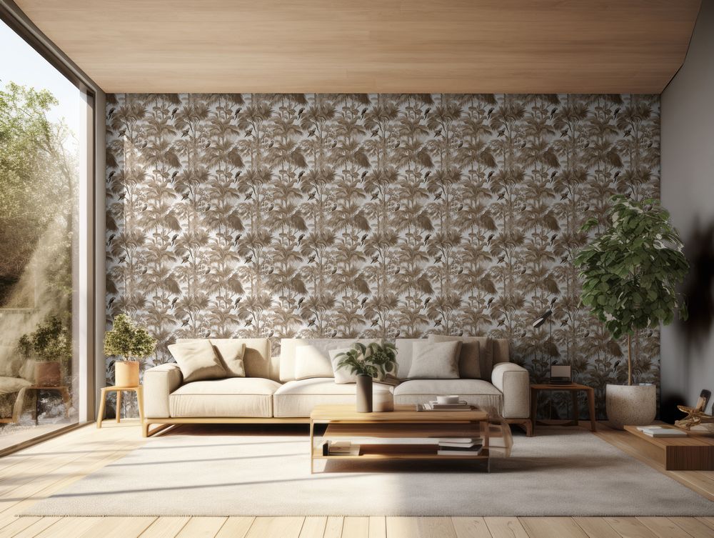 Madagaskar Beige - 1085001-02 wallpaper Blue Monkey