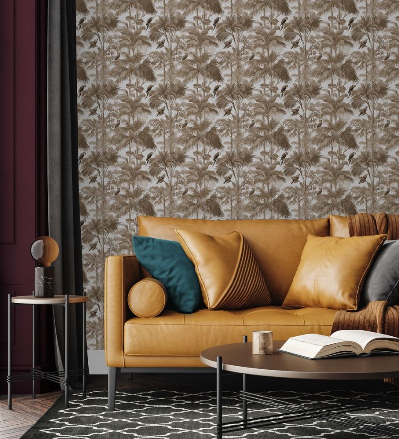 Madagaskar Beige - 1085001-02 wallpaper Blue Monkey