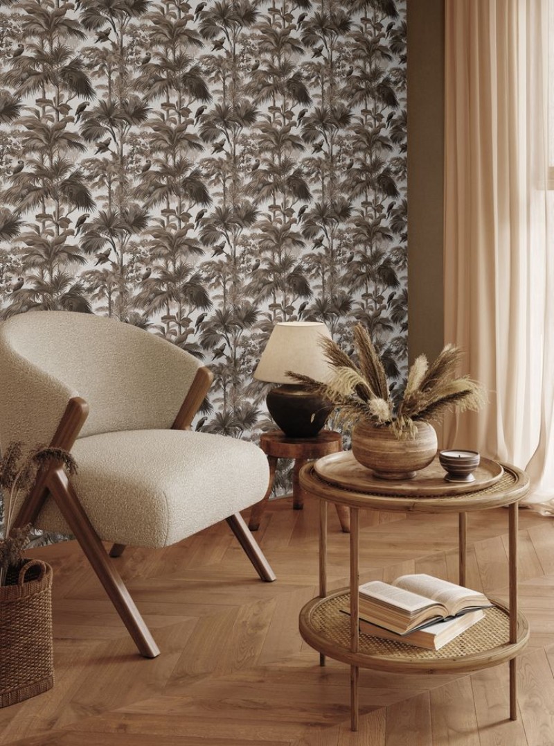 Madagaskar Brown - 1085001-03 wallpaper Blue Monkey