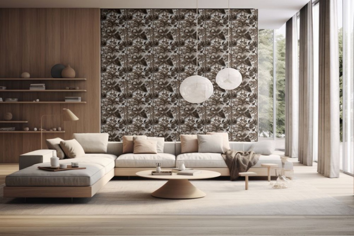 Madagaskar Brown - 1085001-03 wallpaper Blue Monkey