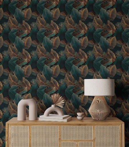 Anwar Green - 1076901-01 wallpaper Blue Monkey