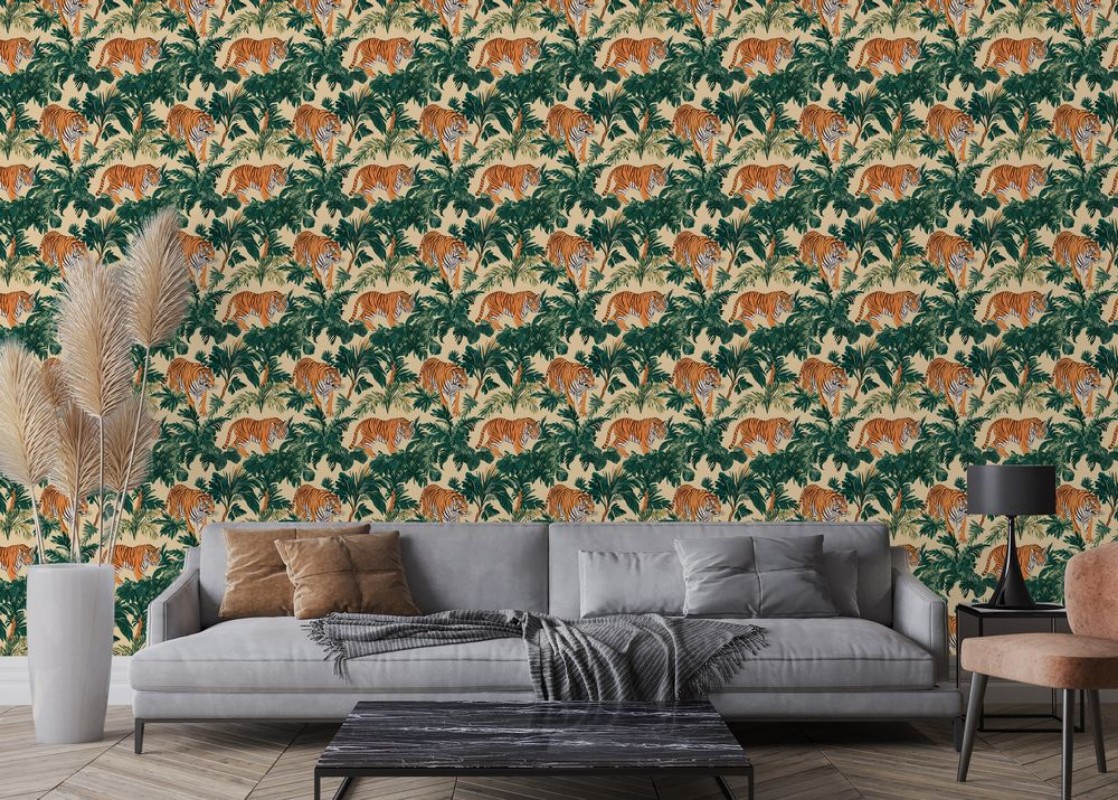 Sumatra Yellow - 1064501-02 wallpaper Blue Monkey