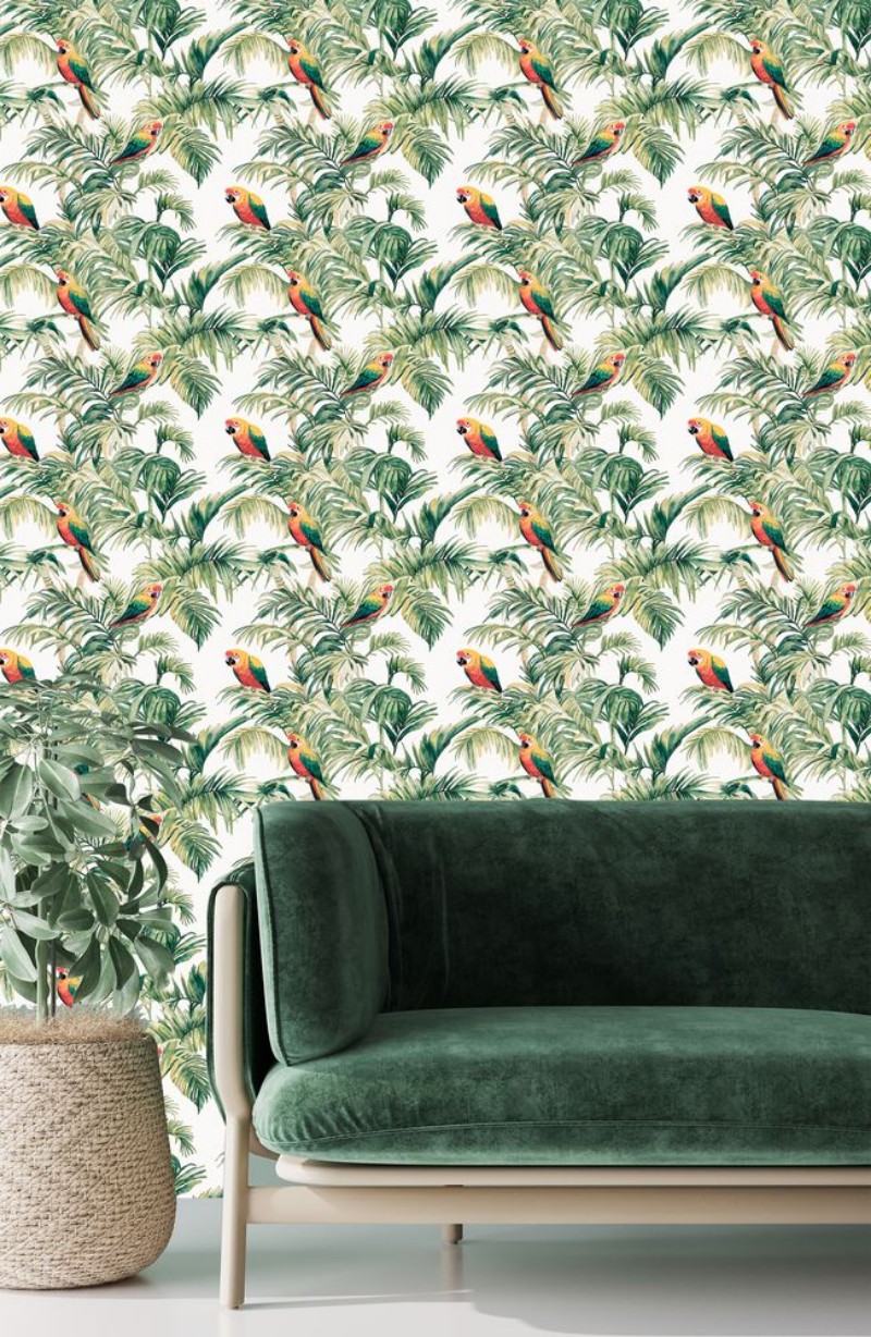Trinidad White - 1066701-01 wallpaper Blue Monkey