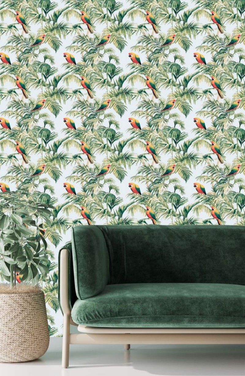 Trinidad Blue - 1066701-02 wallpaper Blue Monkey