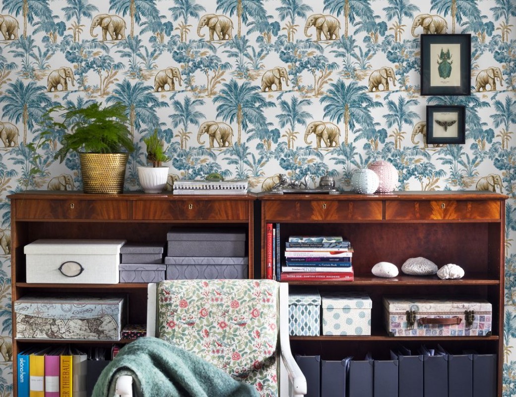 Malawi Blue - 1064301-01 wallpaper Blue Monkey