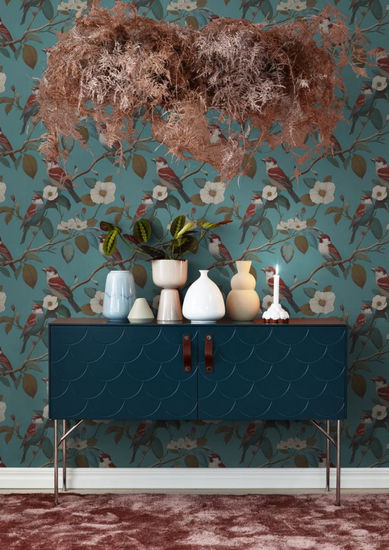 Frank Blue - 1074601-01 wallpaper Blue Monkey