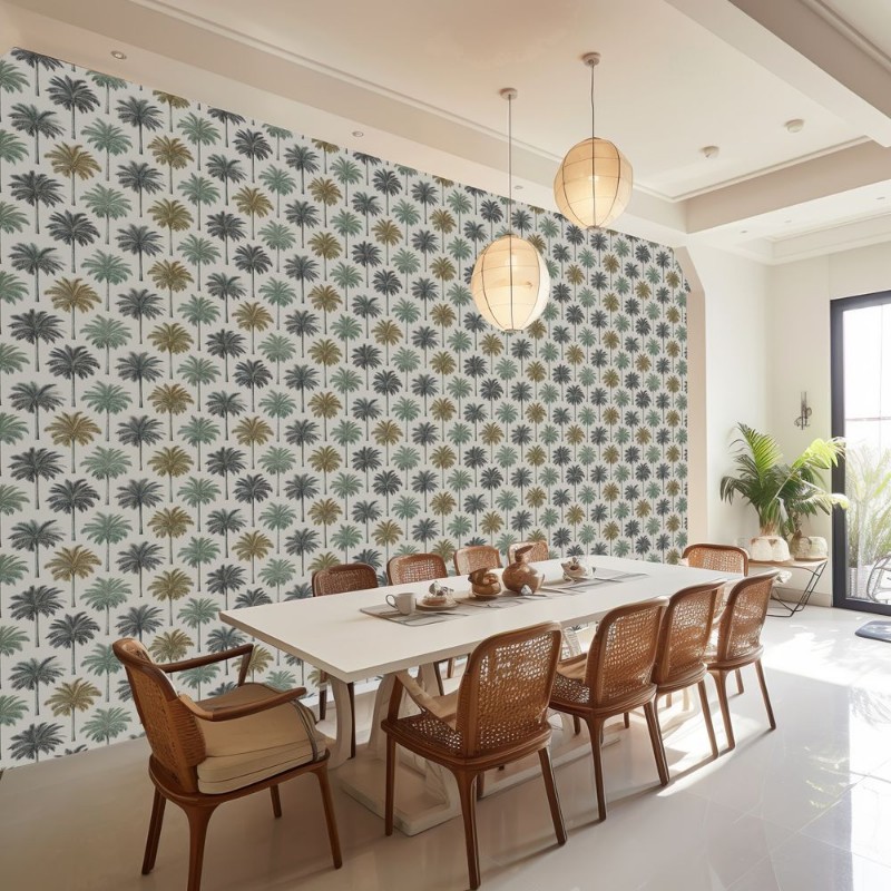 Burriana Green - 1079301-01 wallpaper Blue Monkey