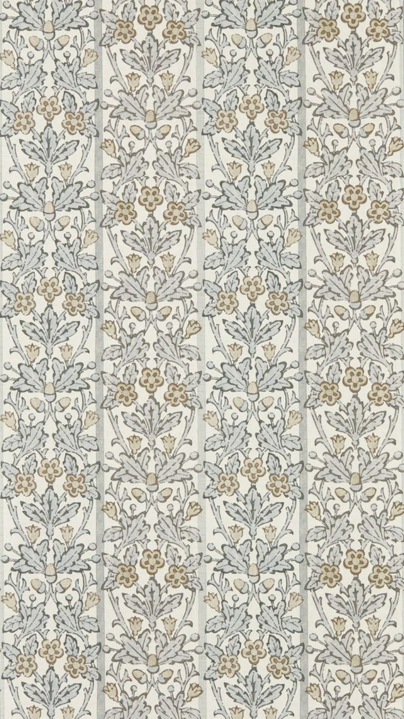 Bild von Farbe Scrolling Tulip Woad/Thyme - MUNW217565 - 07874-01