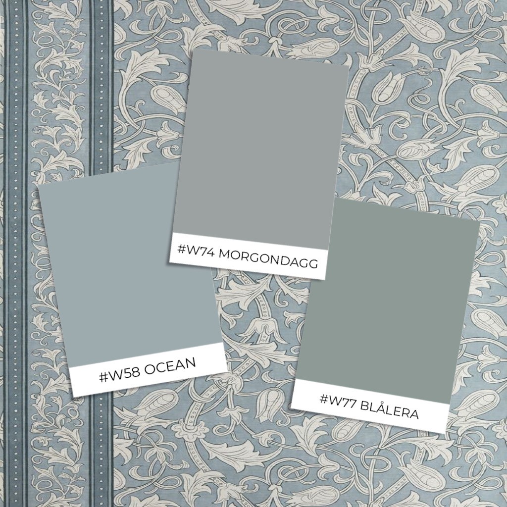 Bild på Wild Tulip & Vine Coral/Teal - MUNW217578