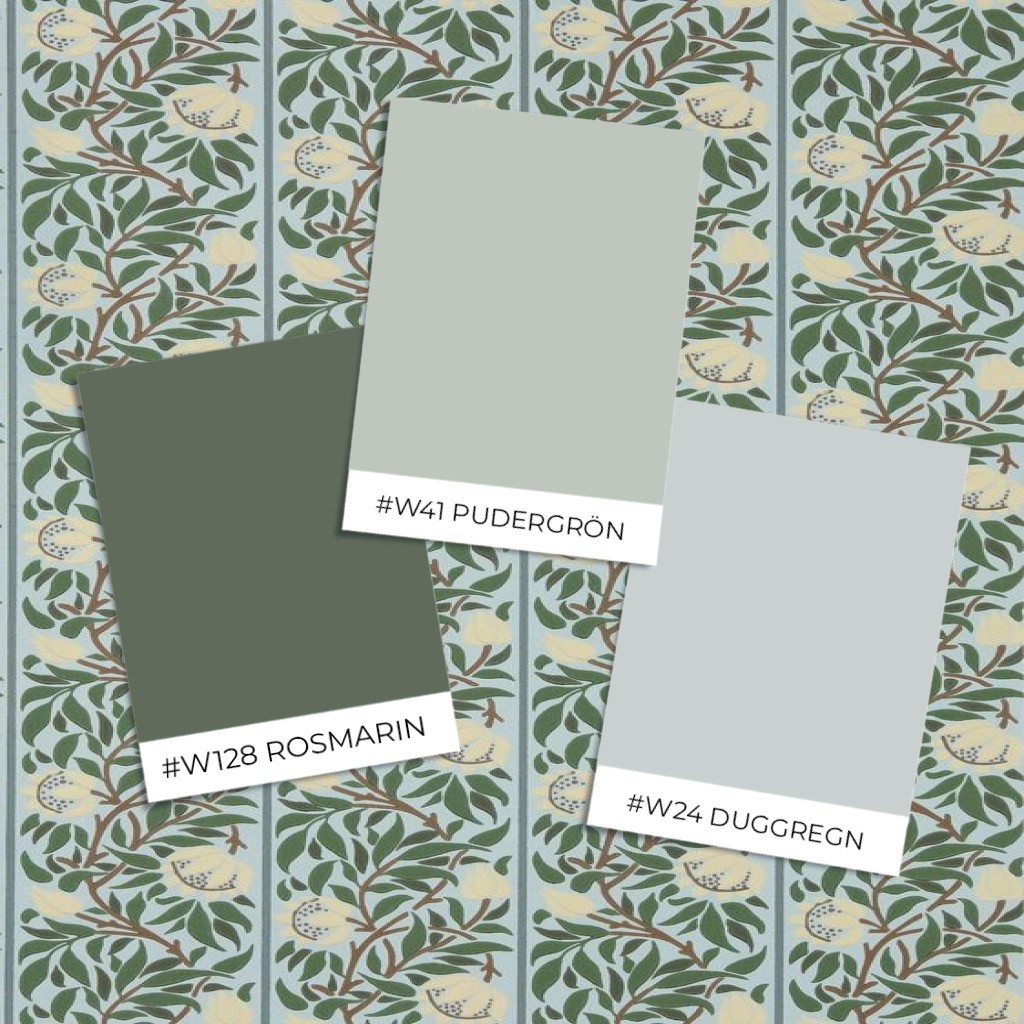 Bild vun Oak & Blossom Thyme/Woad - MUNW217590
