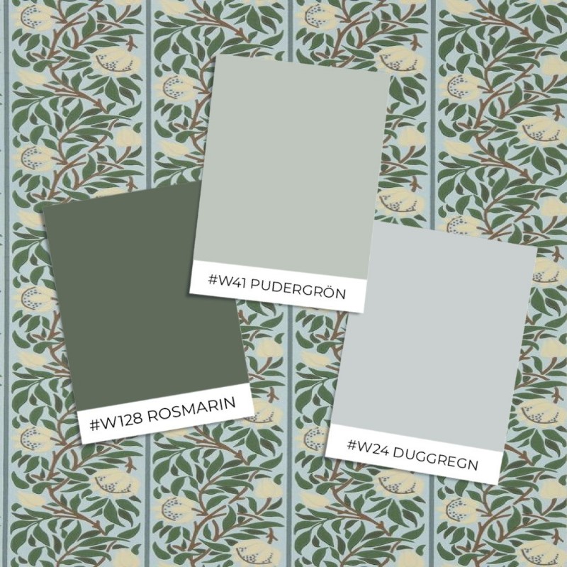 Attēls Oak & Blossom Thyme/Woad - MUNW217590