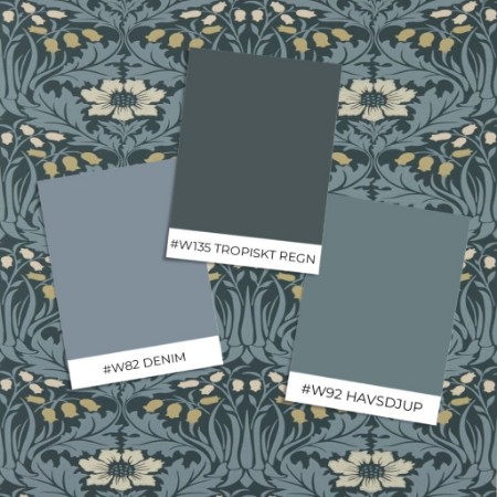 Bild vun Faarf Lent Lily Indigo/Madder - MUNW217595 - 07904-01