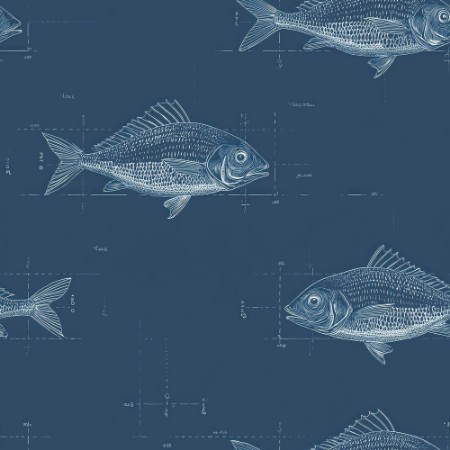 Amund Blue - 1097501-01 wallpaper in between