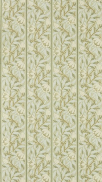 Peony Trellis Sage - MUNW217570 wallpaper Morris & Co