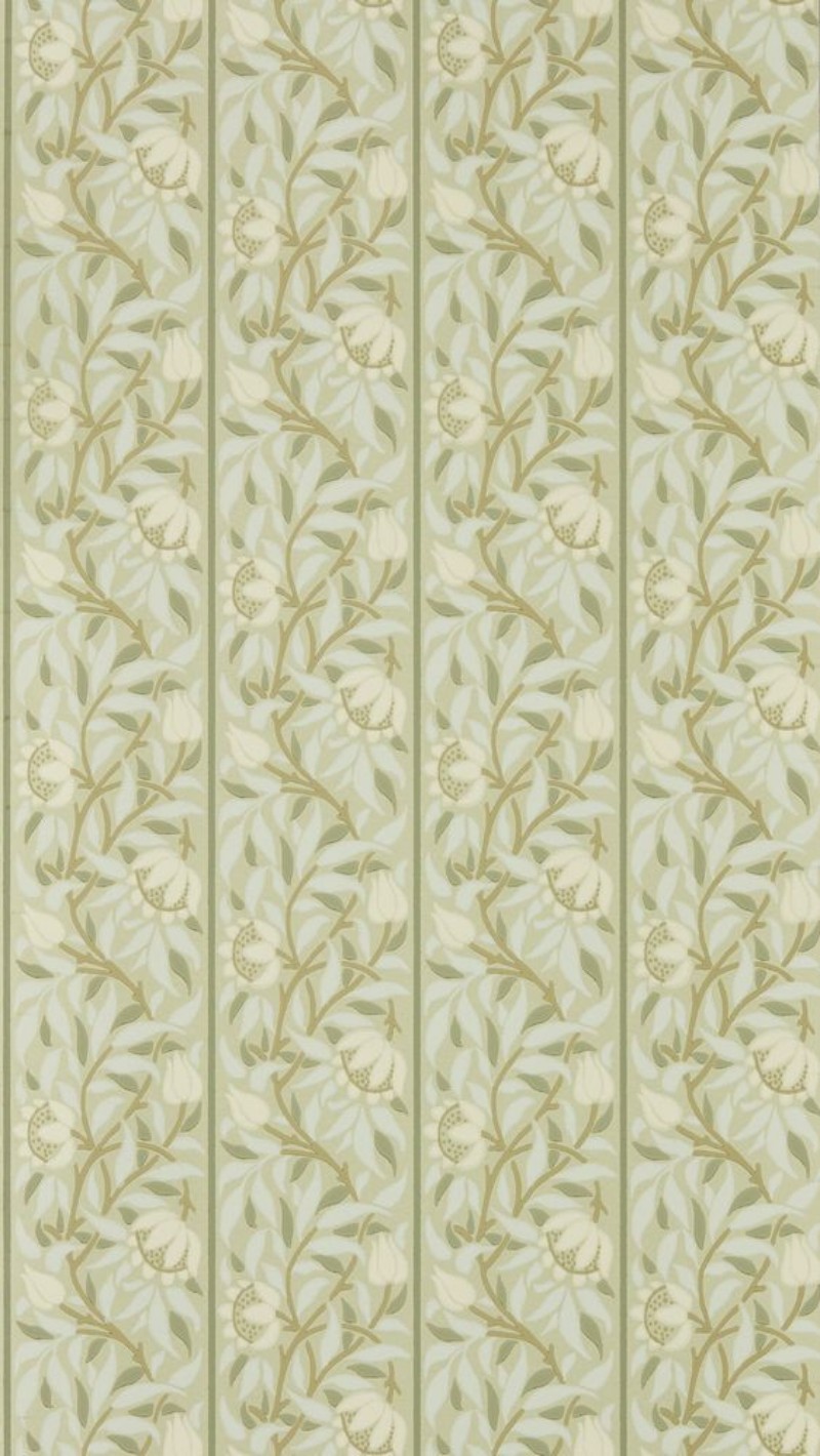 Peony Trellis Sage - MUNW217570 wallpaper Morris & Co