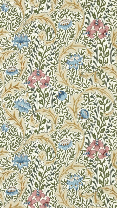 Wild Tulip & Vine Multi - MUNW217576 wallpaper Morris & Co Wild Tulip & Vine Multi - MUNW217576 wallpaper Morris & Co