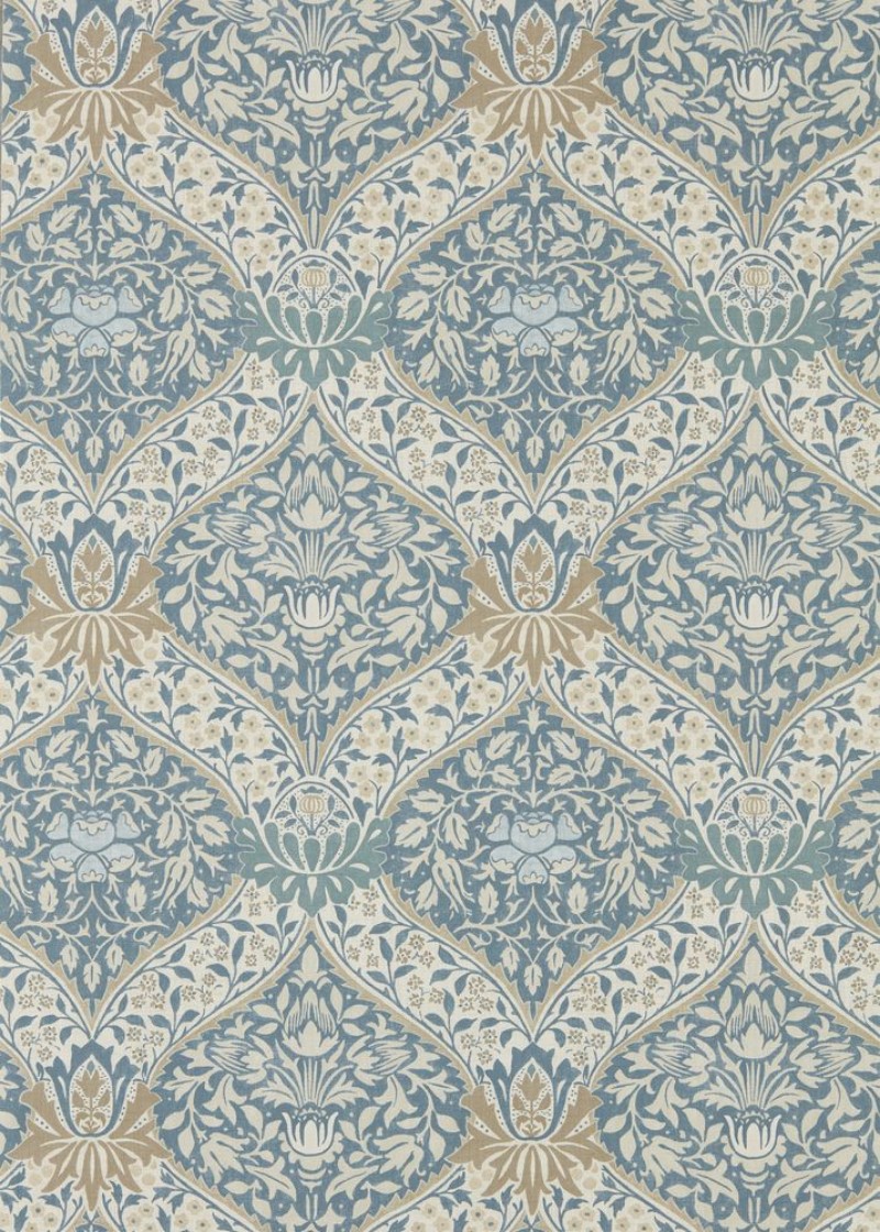 Norbury Woad/Linen - MUNW217592 wallpaper Morris & Co