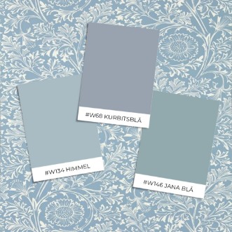 Chamomile China Blue - MUNW217588 wallpaper Morris & Co