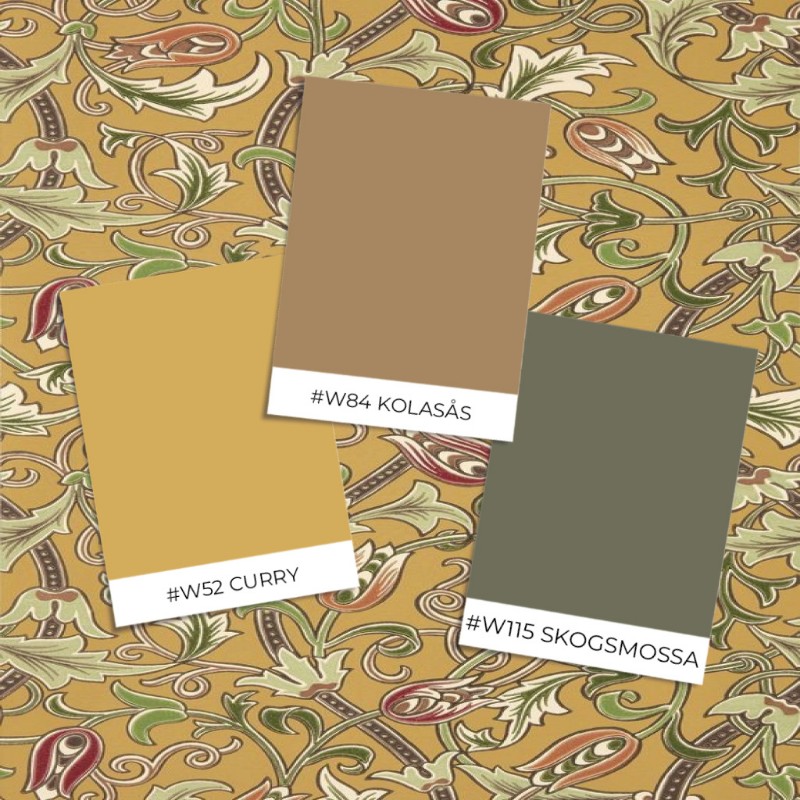 Sample style - Scrolling Tulip Gold - MUNW217564 paint 