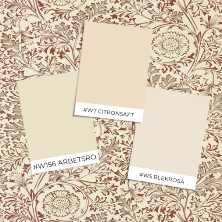 Coloring Chamomile Flax/Madder - MUNW217587 - 07896-01 paint Morris & Co