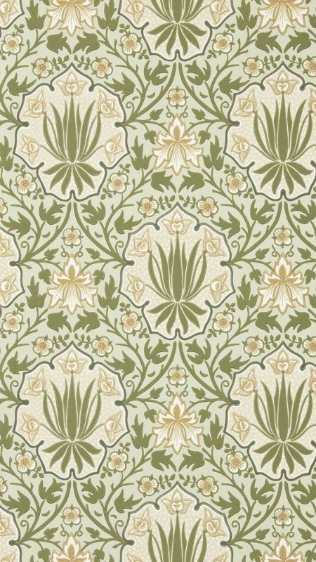 Coloring Iris & Rose Bayleaf/Weld - MUNW217567 - 07876-01 paint Morris & Co