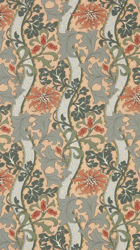 Coloring Cornflower Russet/Teal - MUNW217581 - 07890-01 paint Morris & Co