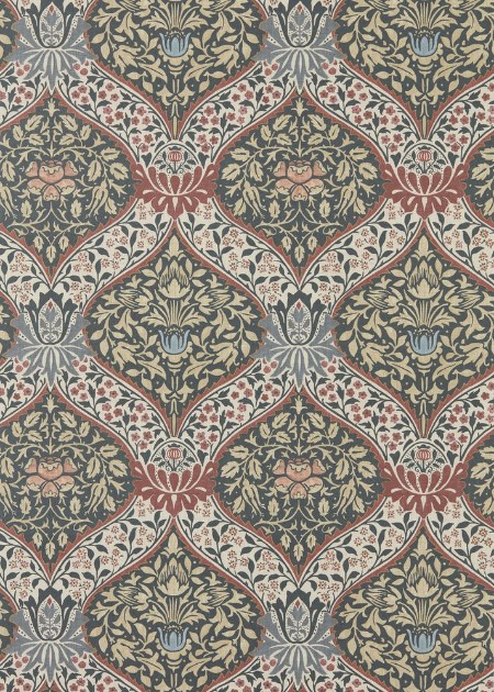 Coloring Norbury Brick/Teal - MUNW217593 - 07902-01 paint Morris & Co