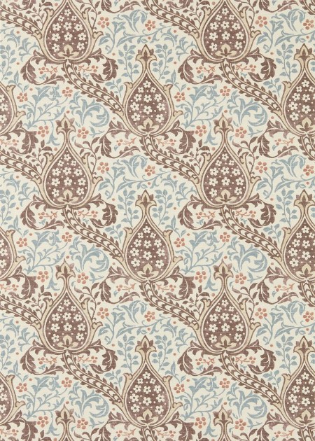 Coloring Persian Tulip Umber/Mineral Blue - MUNW217598 - 07907-01 paint Morris & Co