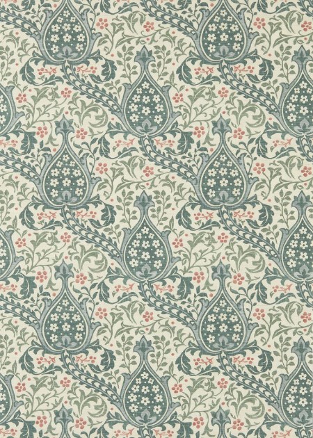 Coloring Persian Tulip Teal - MUNW217599 - 07908-01 paint Morris & Co