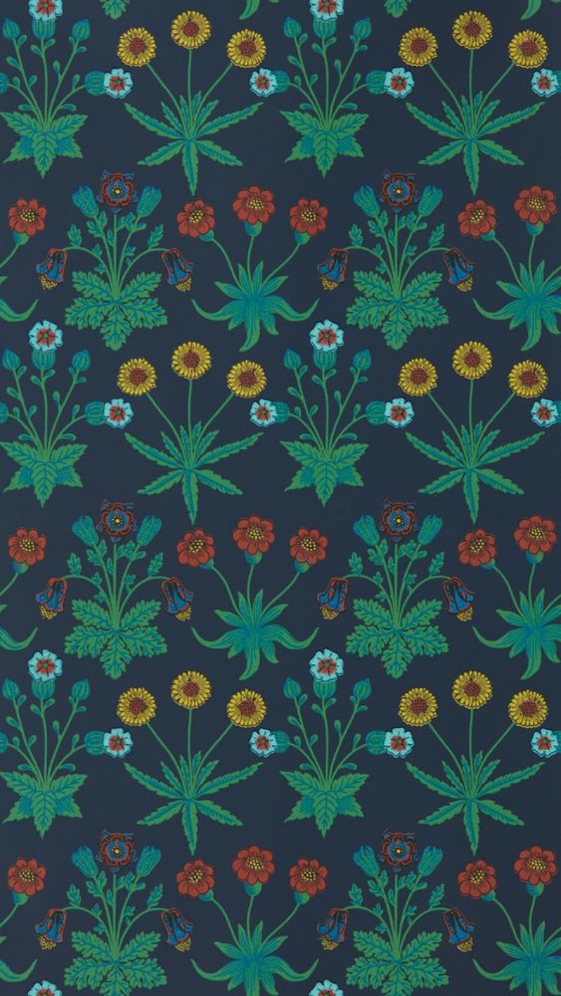 Daisy Midnight - AARC510034 wallpaper Morris & Co