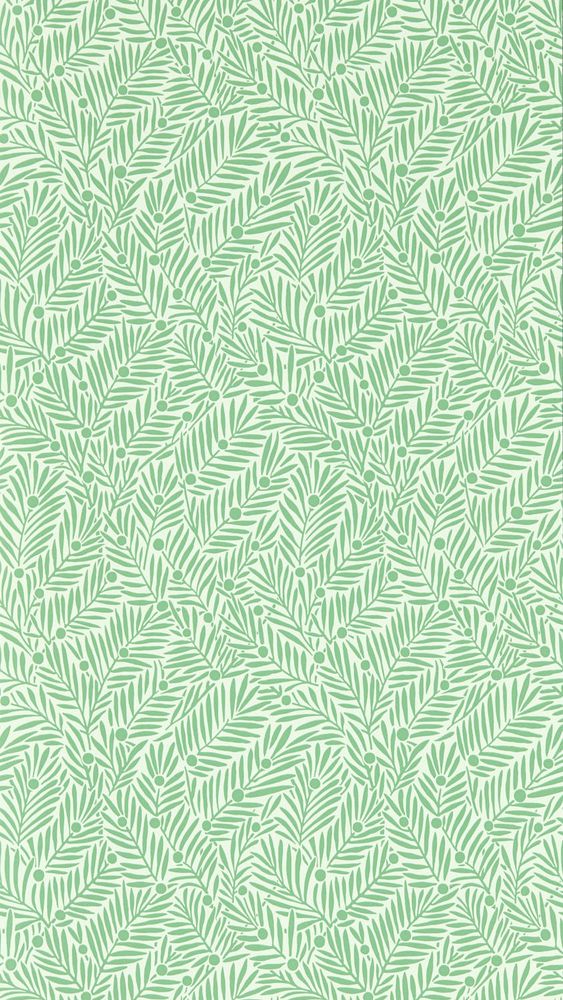 Yew & Aril Spearmint - MVOW217346 wallpaper Morris & Co Yew & Aril Spearmint - MVOW217346 wallpaper Morris & Co