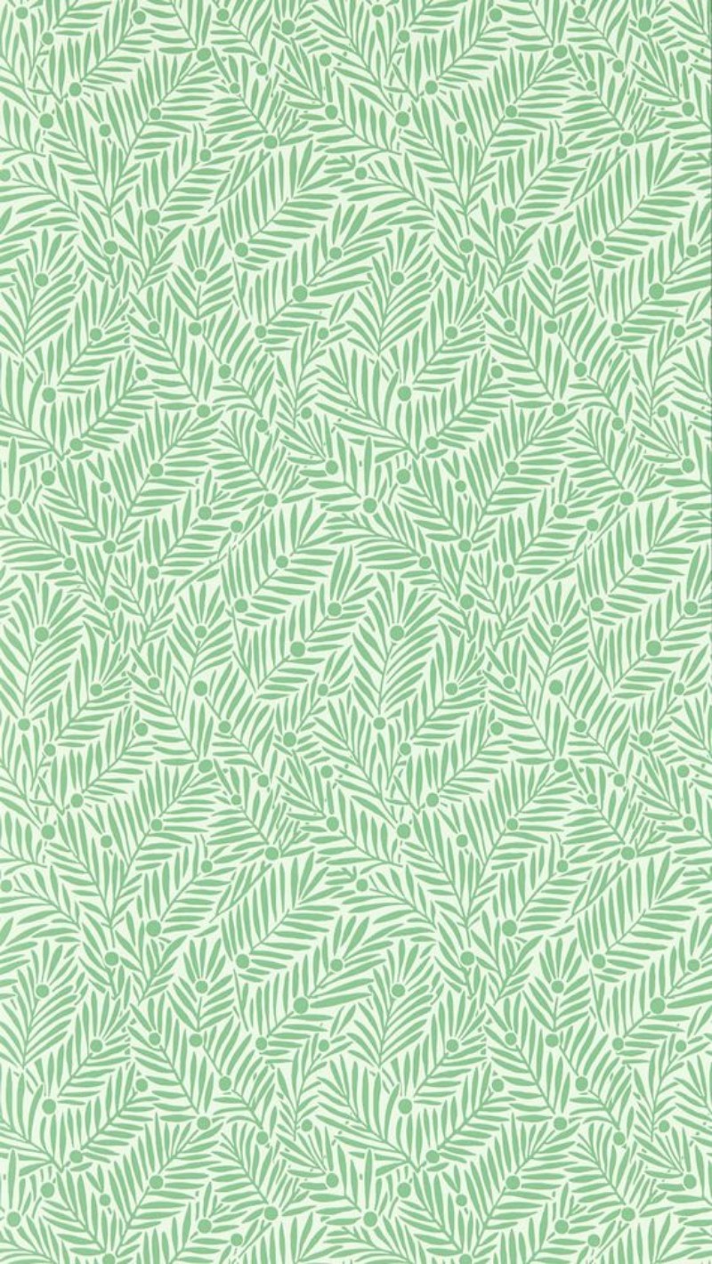 Yew & Aril Spearmint - MVOW217346 wallpaper Morris & Co