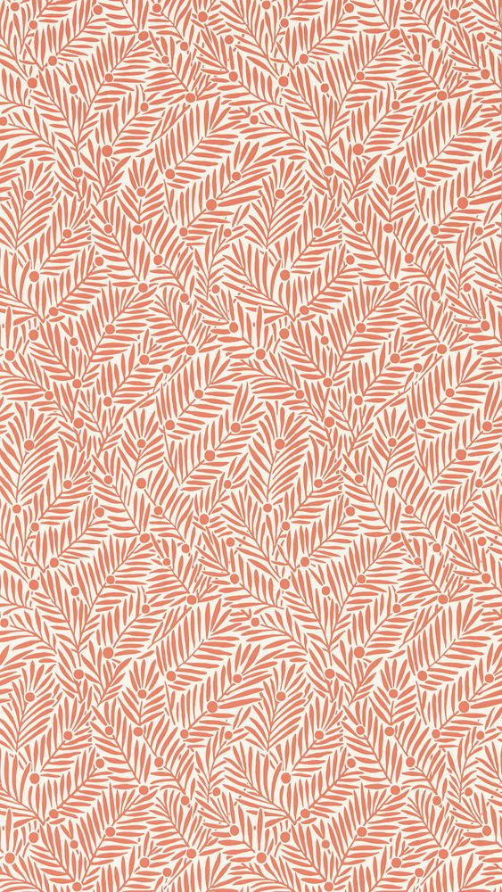 Yew & Aril Watermelon - MVOW217348 wallpaper Morris & Co Yew & Aril Watermelon - MVOW217348 wallpaper Morris & Co