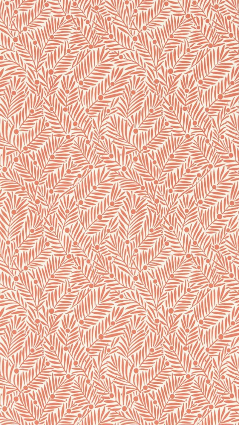 Yew & Aril Watermelon - MVOW217348 wallpaper Morris & Co