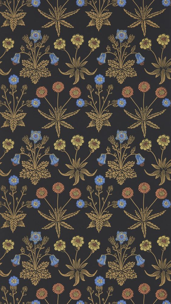 Daisy Moonlit - AARC510020 wallpaper Morris & Co