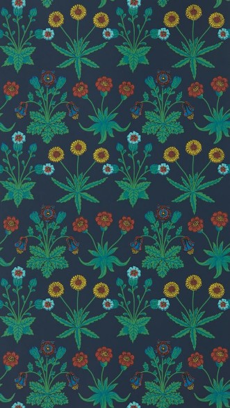 Daisy Midnight - AARC510034 wallpaper Morris & Co