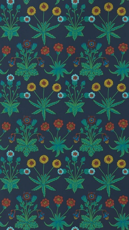 Daisy Midnight - AARC510034 wallpaper Morris & Co