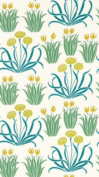 Glade Gooseberry Fool - MVOW217341 wallpaper Morris & Co