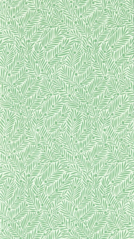 Yew & Aril Spearmint - MVOW217346 wallpaper Morris & Co