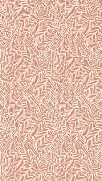 Yew & Aril Watermelon - MVOW217348 wallpaper Morris & Co