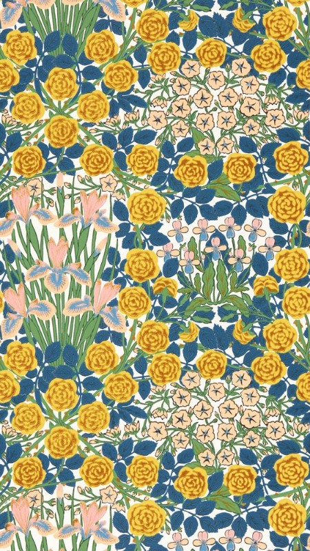 Campanula Autumn Garden - MVOW217353 wallpaper Morris & Co