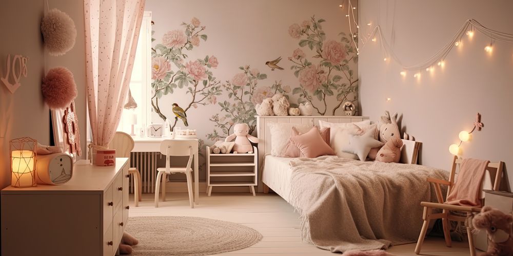 Birds in the tree photowallpaper Wallpassion Kids