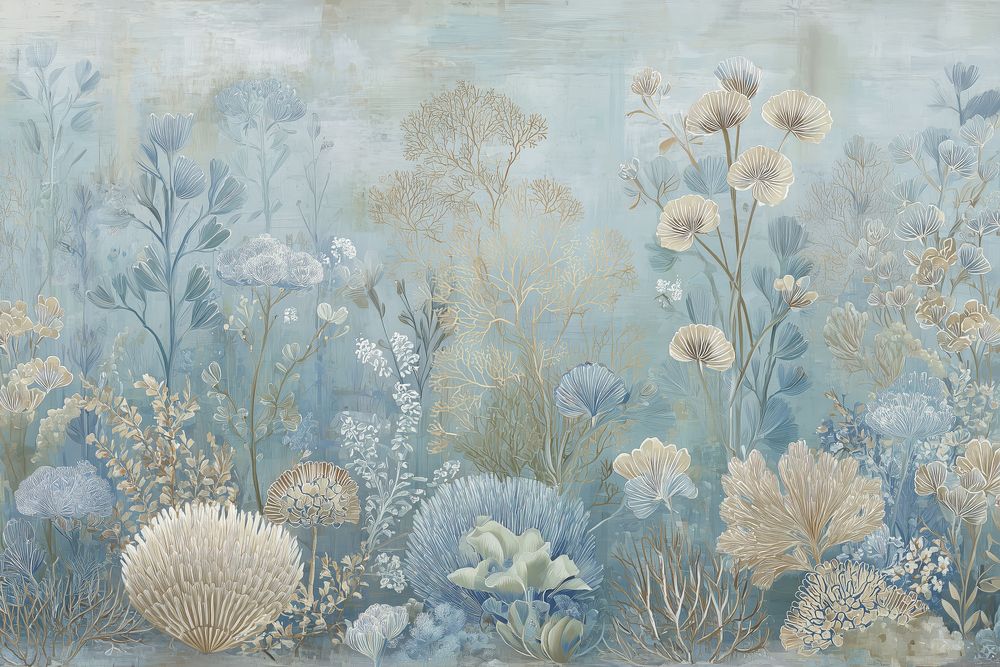 Underwater garden photowallpaper Wallpassion Kids