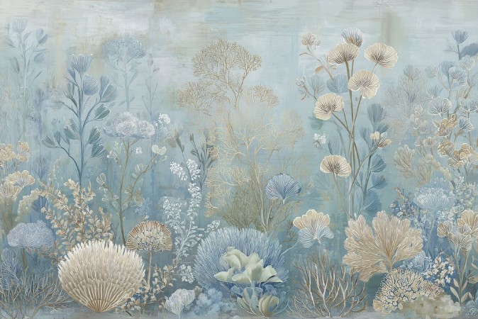 Underwater garden photowallpaper Wallpassion Kids
