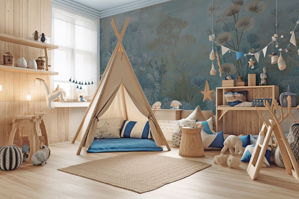 Underwater garden photowallpaper Wallpassion Kids