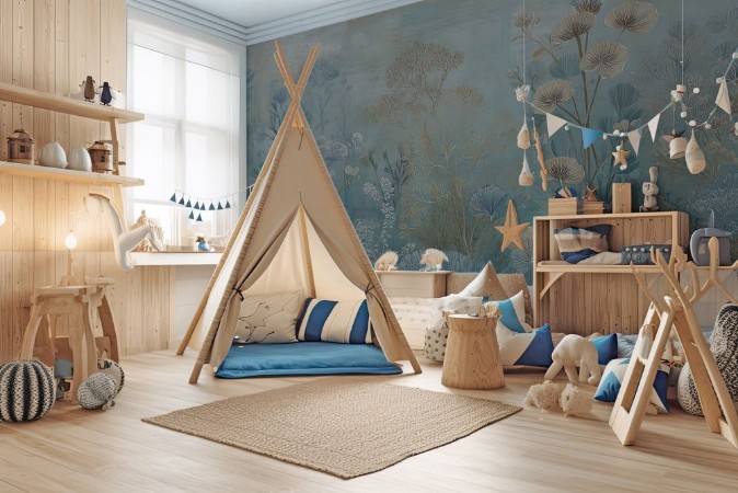 Underwater garden photowallpaper Wallpassion Kids