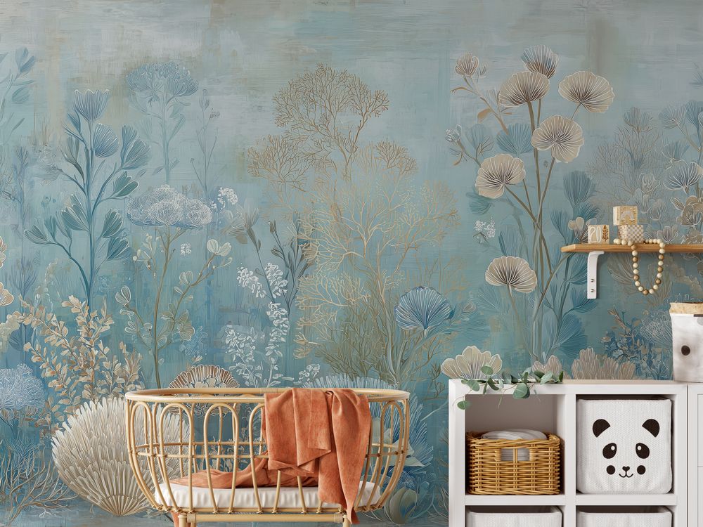 Underwater garden photowallpaper Wallpassion Kids