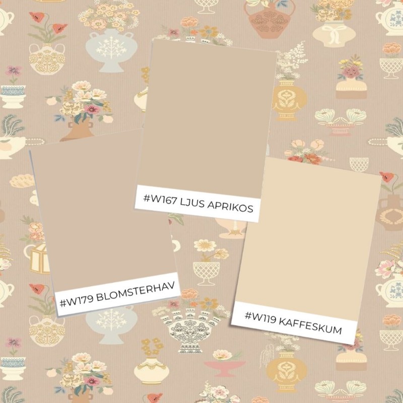 Εικόνα της Floral Daiquiri Veil Merino Brown - 901-04